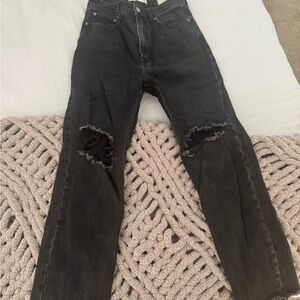 Size 4/27 Abercrombie & Fitch The ankle straight ultra high-waisted straight leg